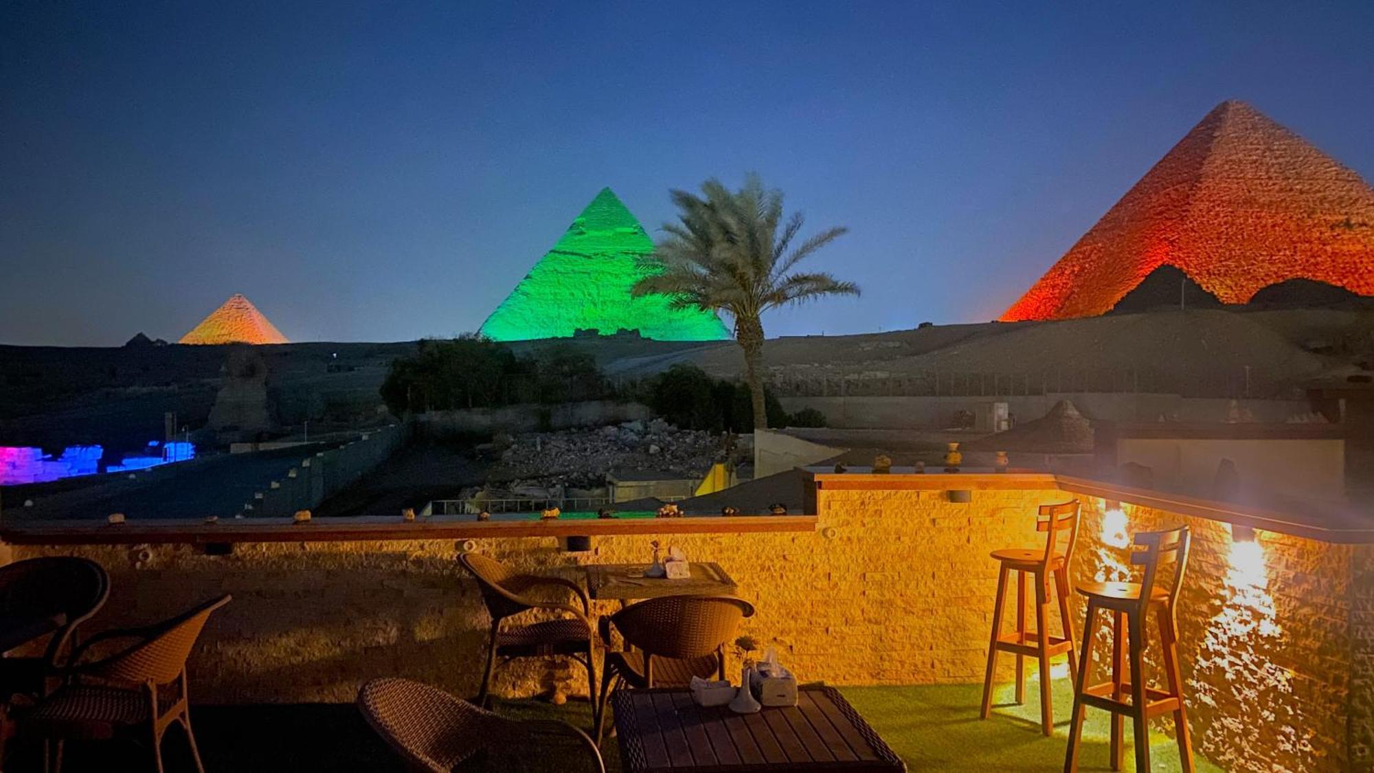 Seven Pyramids Panoramic View Inn Kafrat al Jabal Экстерьер фото