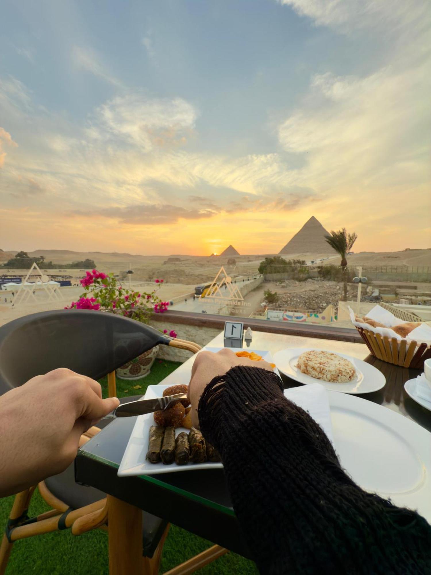 Seven Pyramids Panoramic View Inn Kafrat al Jabal Экстерьер фото