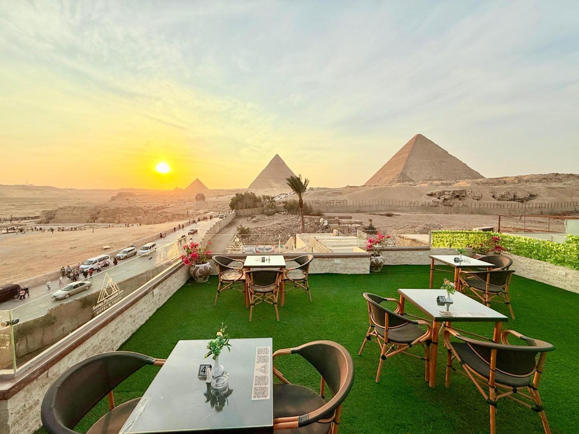 Seven Pyramids Panoramic View Inn Kafrat al Jabal Экстерьер фото