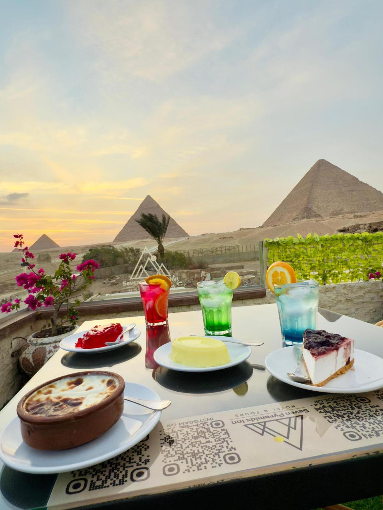 Seven Pyramids Panoramic View Inn Kafrat al Jabal Экстерьер фото